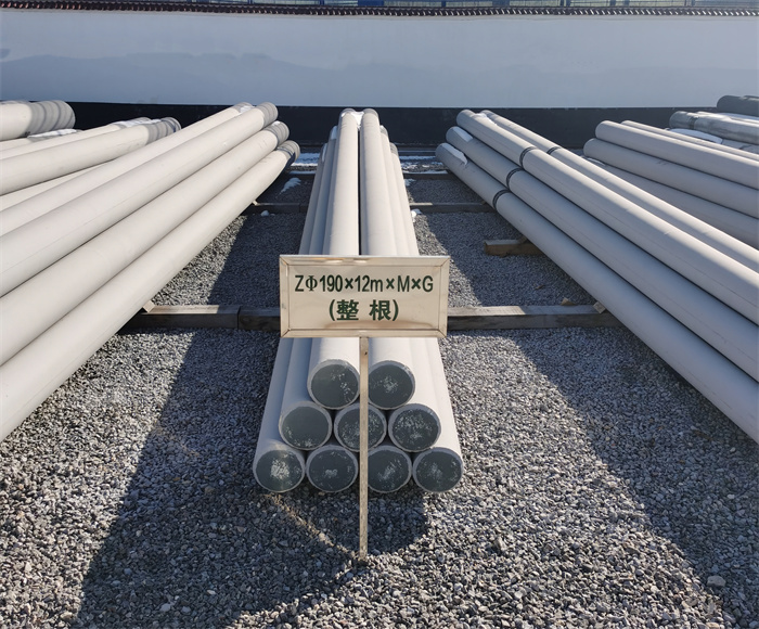 来宾190×12米钢筋混凝土水泥电线杆